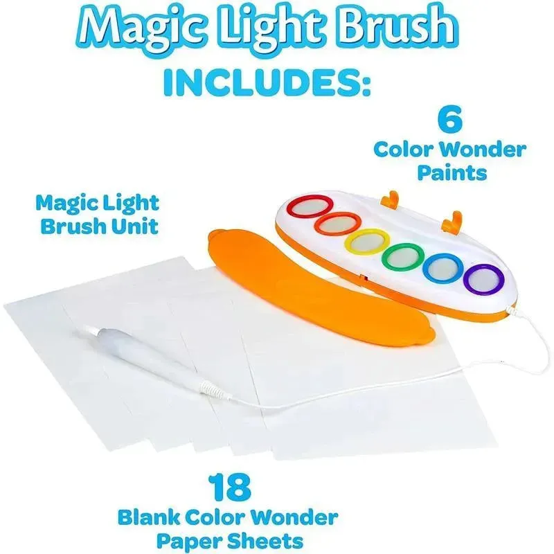 Crayola - Color Wonder Magic Light Brush, Mess Free Painting - Image 3