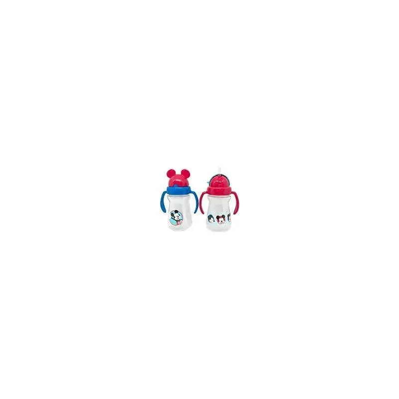 Cudlie - 2 Pk Straw Sipper Handles, Hello Happy