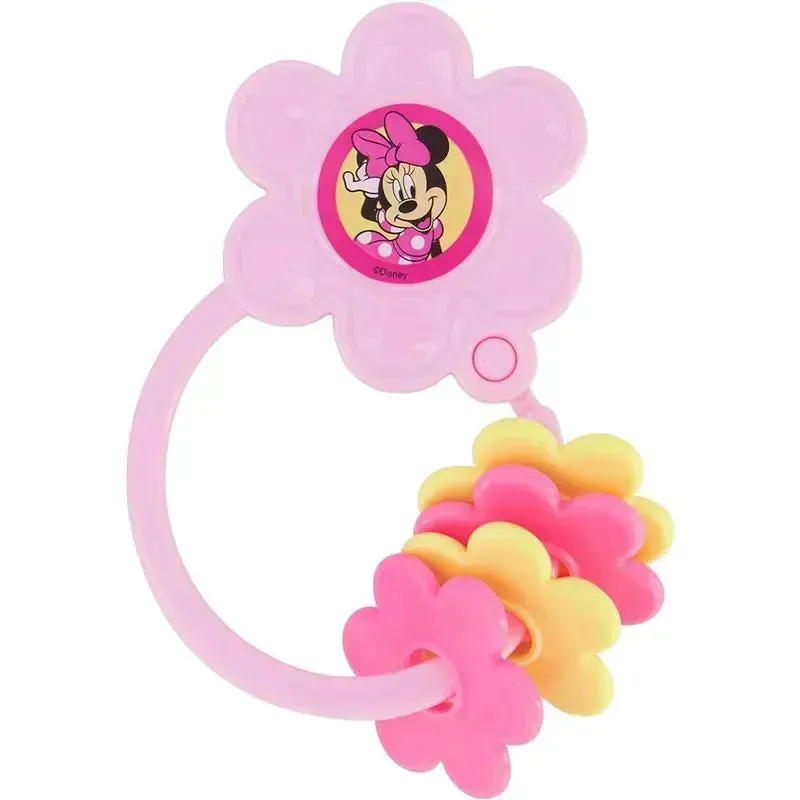 Cudlie - 2Pk Disney Minnie Mouse Character Shape Rattle and Keyring Teether - Image 3
