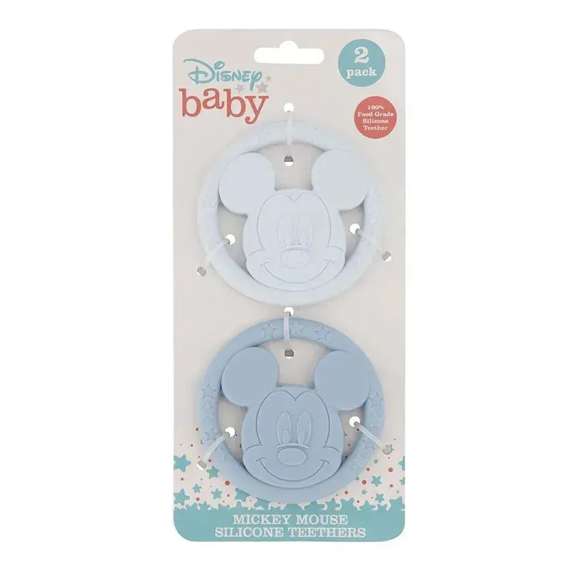 Cudlie - 2Pk Disney Silicone Teether Toy Set for Infants - Image 4
