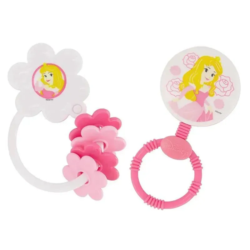 Cudlie - 2Pk Disney Sleep Princess Character Rattle
