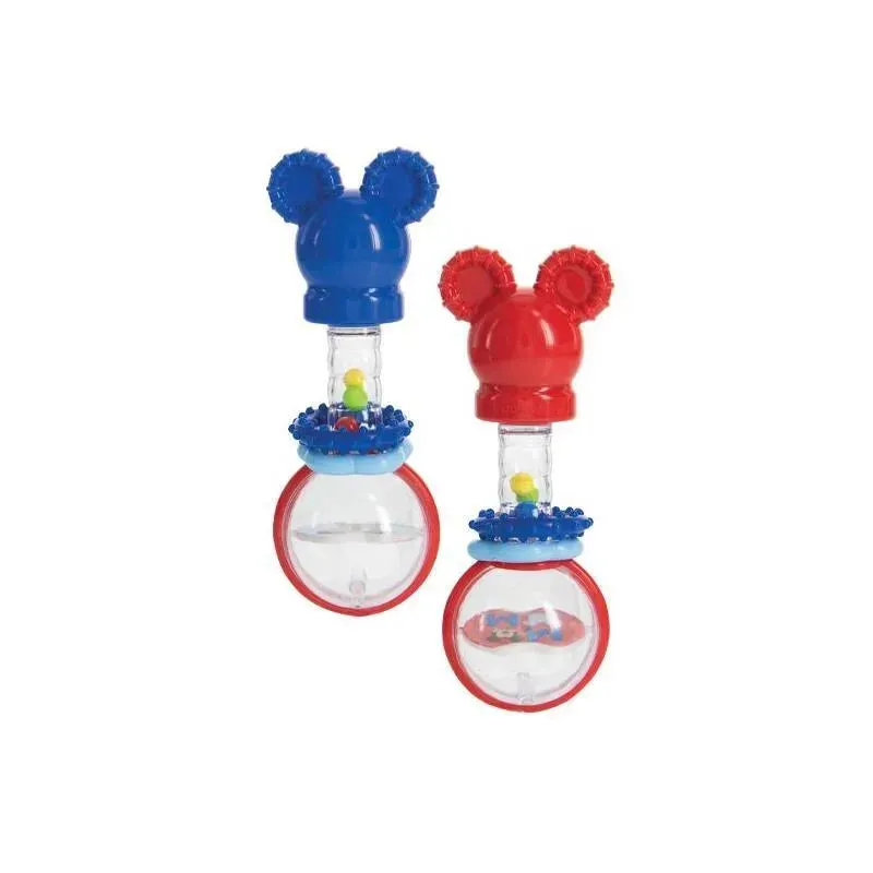 Cudlie - 3Pk Mickey Mouse Baby Set on Card Rattle - Image 4