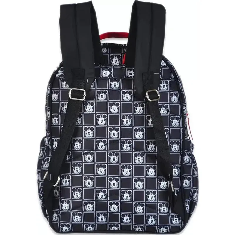 Cudlie - 5Pk Mickey Mouse Checker Print Diaper Backpack - Image 2