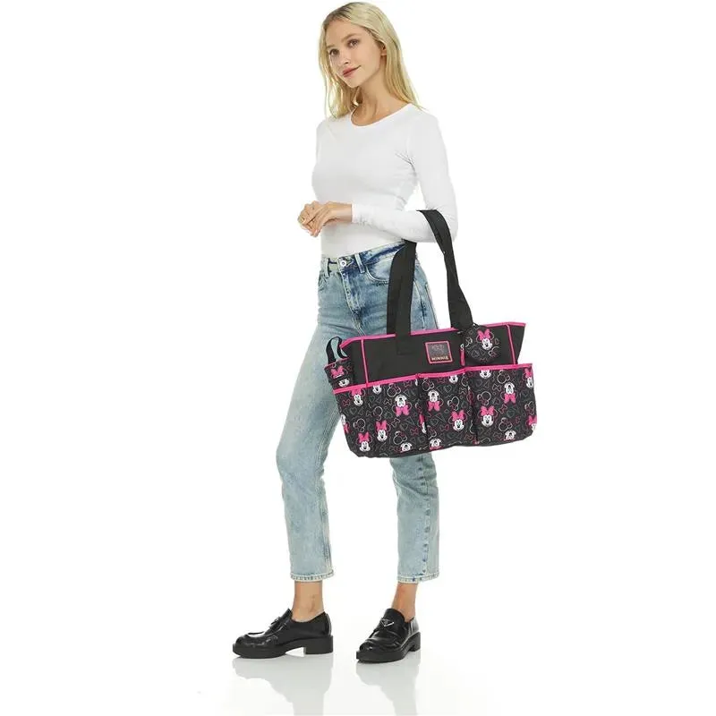 Cudlie - Minnie Multi Pc Set Toss Print Diaper Bag - Image 2