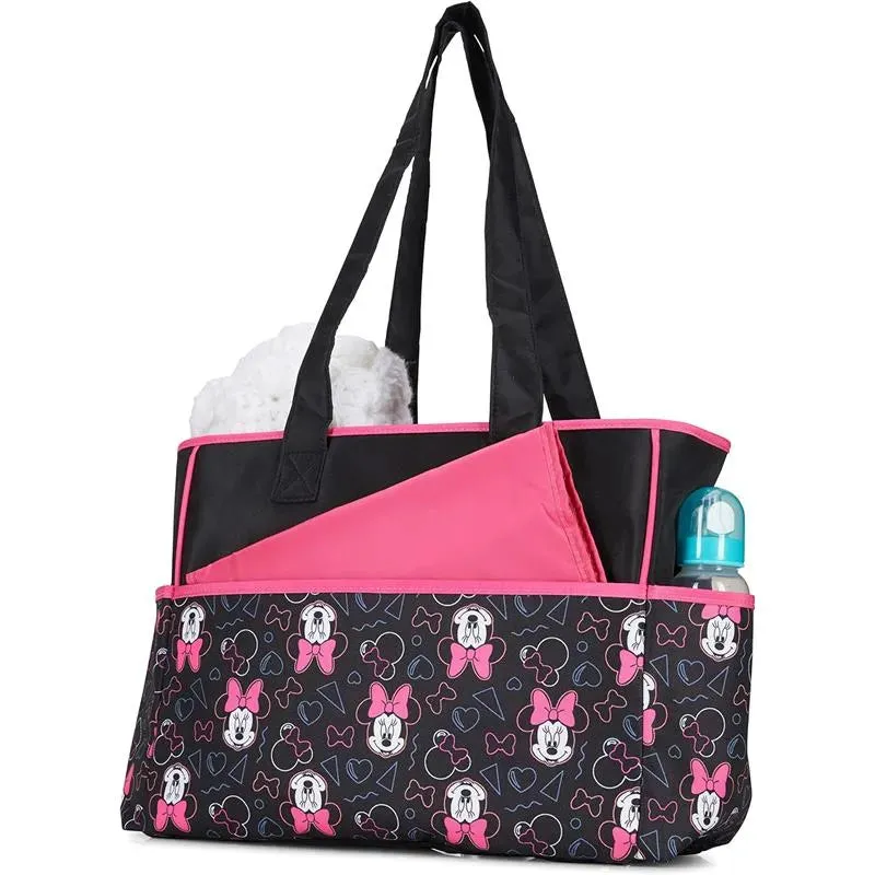 Cudlie - Minnie Multi Pc Set Toss Print Diaper Bag - Image 3