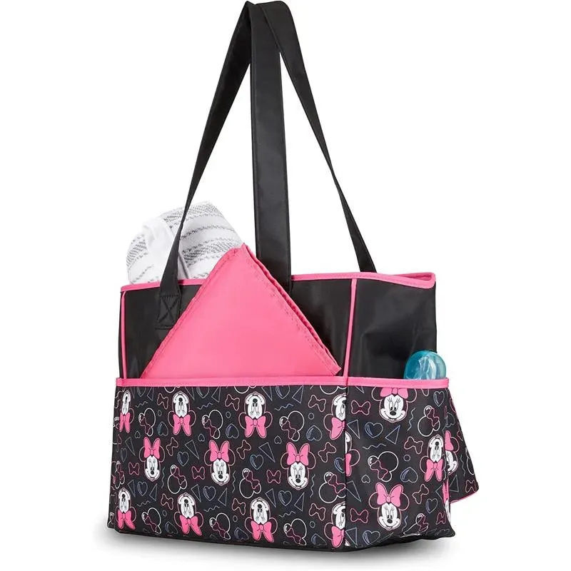 Cudlie - Minnie Multi Pc Set Toss Print Diaper Bag - Image 8