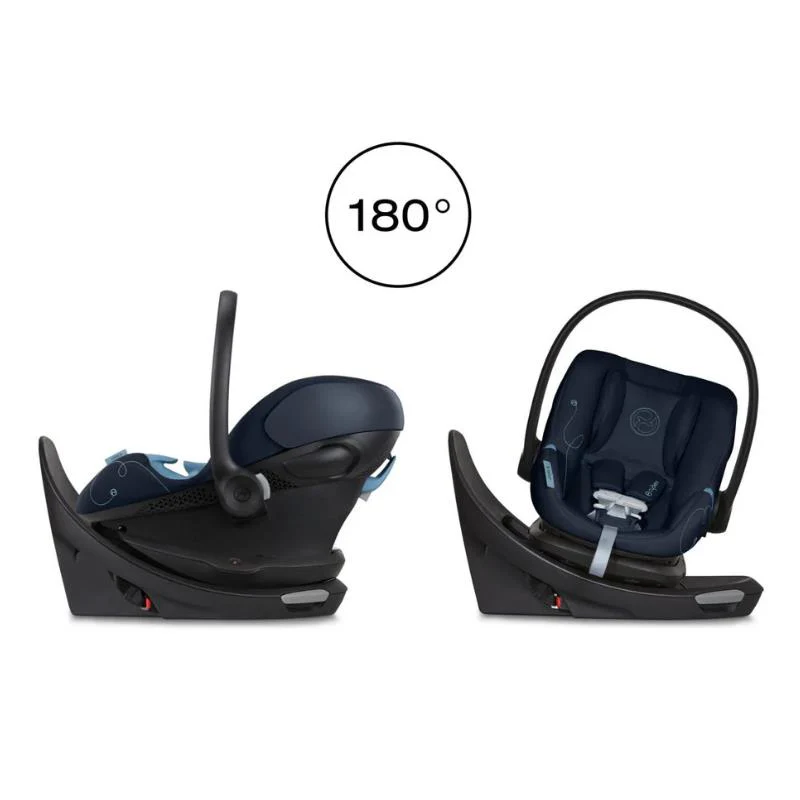 Cybex - Aton G Swivel SensorSafe Rotating Infant Car Seat, Ocean Blue - Image 2