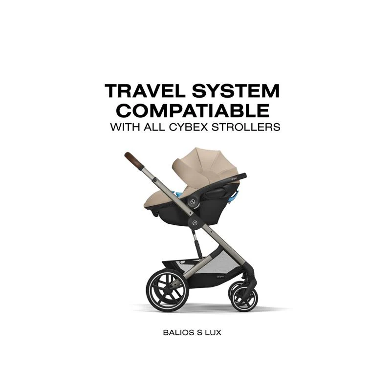 Cybex - Aton G2 Infant Car Seat With Load Leg Base, Almond Beige - Image 9