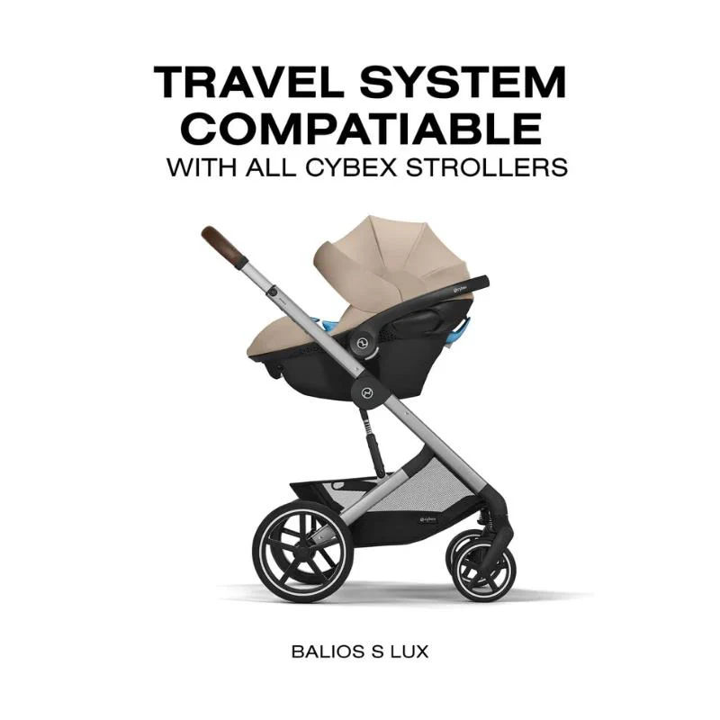 Cybex Aton G2 Swivel Infant Car Seat With Load Leg Base, Almond Beige - Image 7