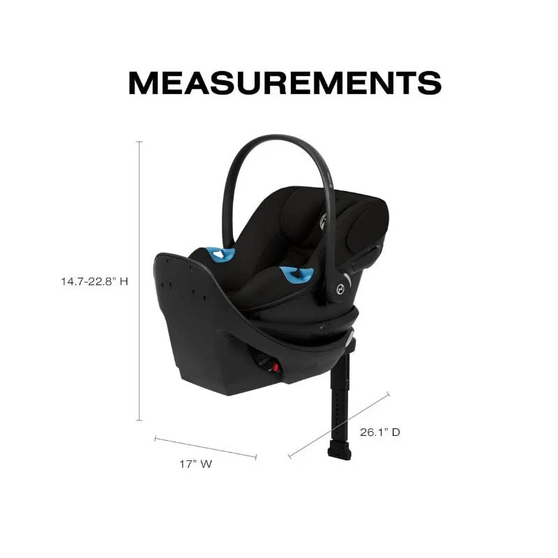 Cybex - Aton G2 Swivel Infant Car Seat With Load Leg Base, Moon Black - Image 6