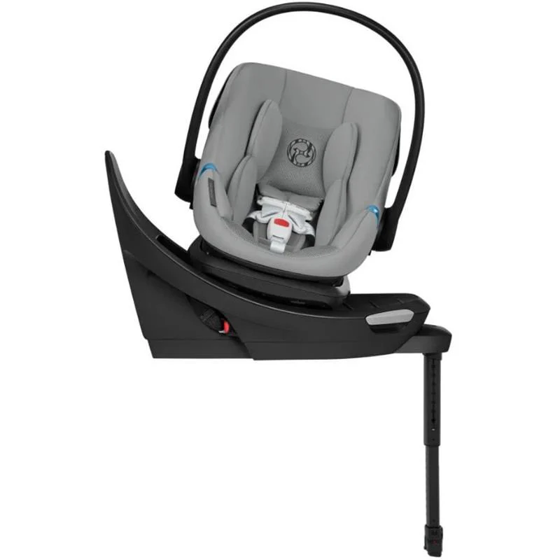 Cybex - Aton G2 Swivel Infant Car Seat With Load Leg Base, Stone Grey