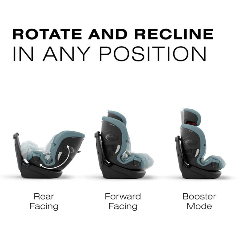 Cybex - Callisto G 360° Rotating All-in-One Convertible Car Seat, Stormy Blue - Image 3