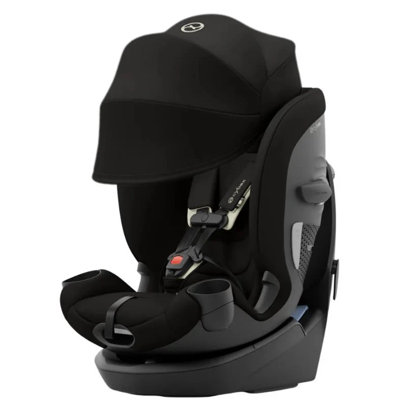 Cybex Callisto G 360 Select Rotating All-In-One Convertible Car Seat + Canopy Bundle, Black - Image 2