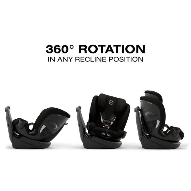 Cybex Callisto G 360 Select Rotating All-In-One Convertible Car Seat + Canopy Bundle, Black - Image 3