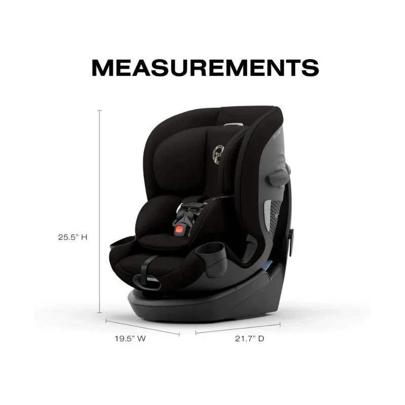 Cybex Callisto G 360 Select Rotating All-In-One Convertible Car Seat + Canopy Bundle, Black - Image 8