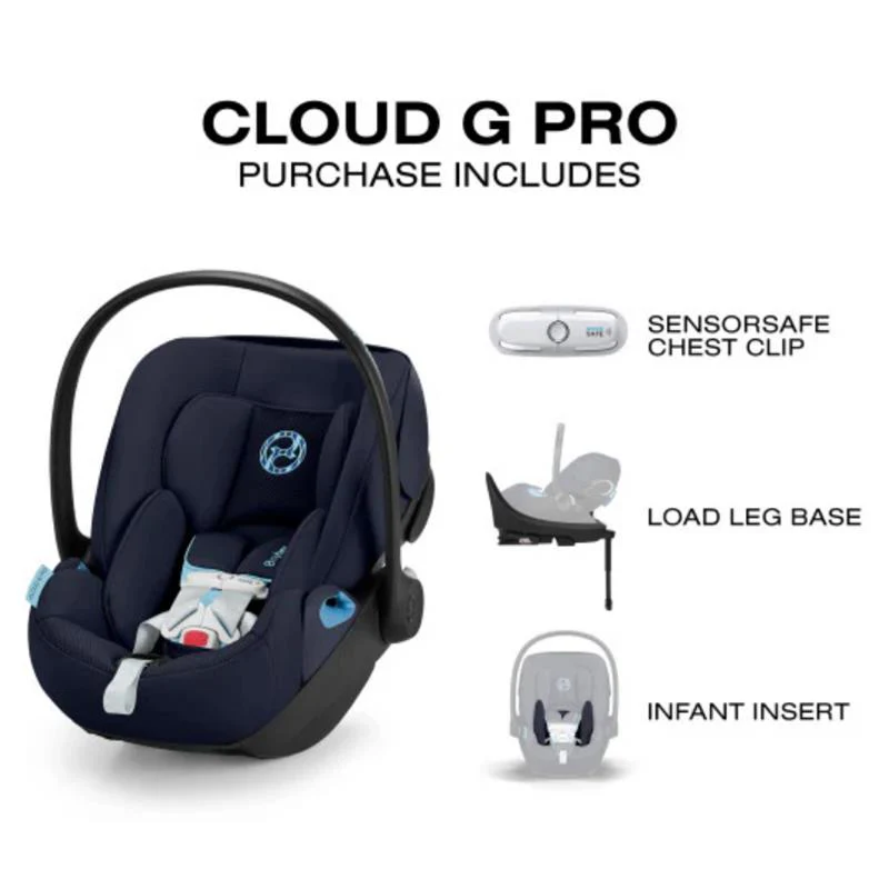 Cybex - Cloud G Pro Comfort Extend Infant Car Seat, Ocean Blue - Image 4