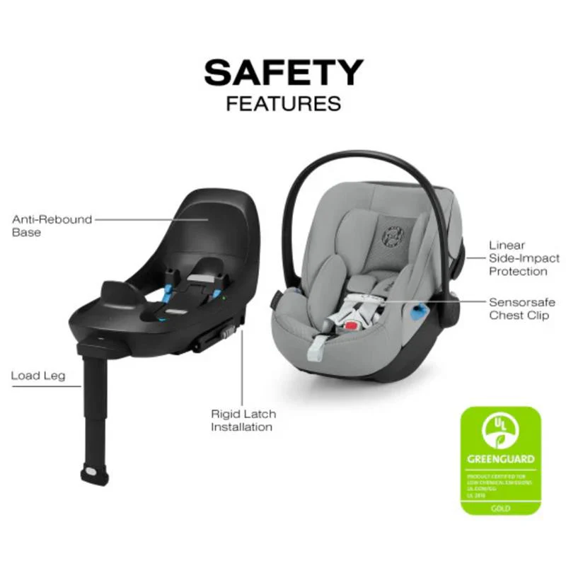 Cybex - Cloud G Pro Comfort Extend Infant Car Seat, Stone Grey - Image 5