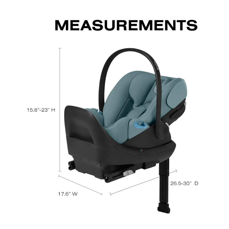 Cybex - Cloud G Pro Comfort Extend Infant Car Seat, Stormy Blue - Image 4