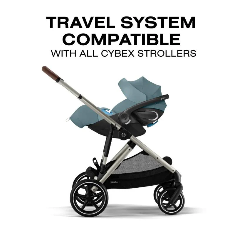 Cybex - Cloud G Pro Comfort Extend Infant Car Seat, Stormy Blue - Image 6