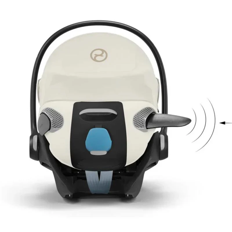 Cybex Cloud T Comfort Extend Infant Car Seat With Sensorsafe, Off White - Image 7