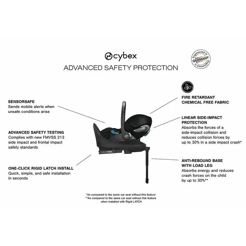 Cybex - Cloud T Infant Car Seatsensorsafe - Sepia Black - Image 4
