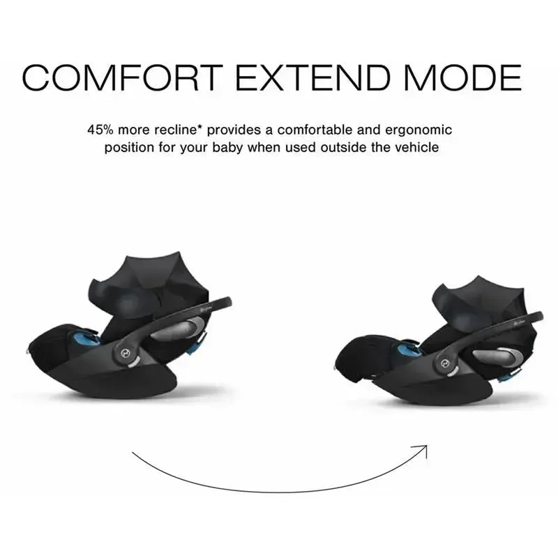 Cybex - Cloud T Infant Car Seatsensorsafe - Sepia Black - Image 5