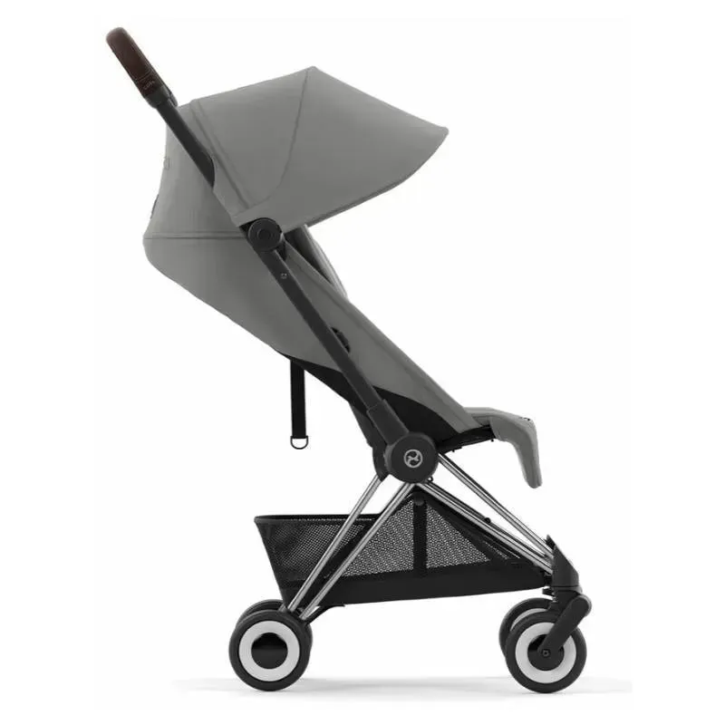 Cybex - Coya Compact Stroller, Chrome/Dark Brown/Mirage Grey - Image 3