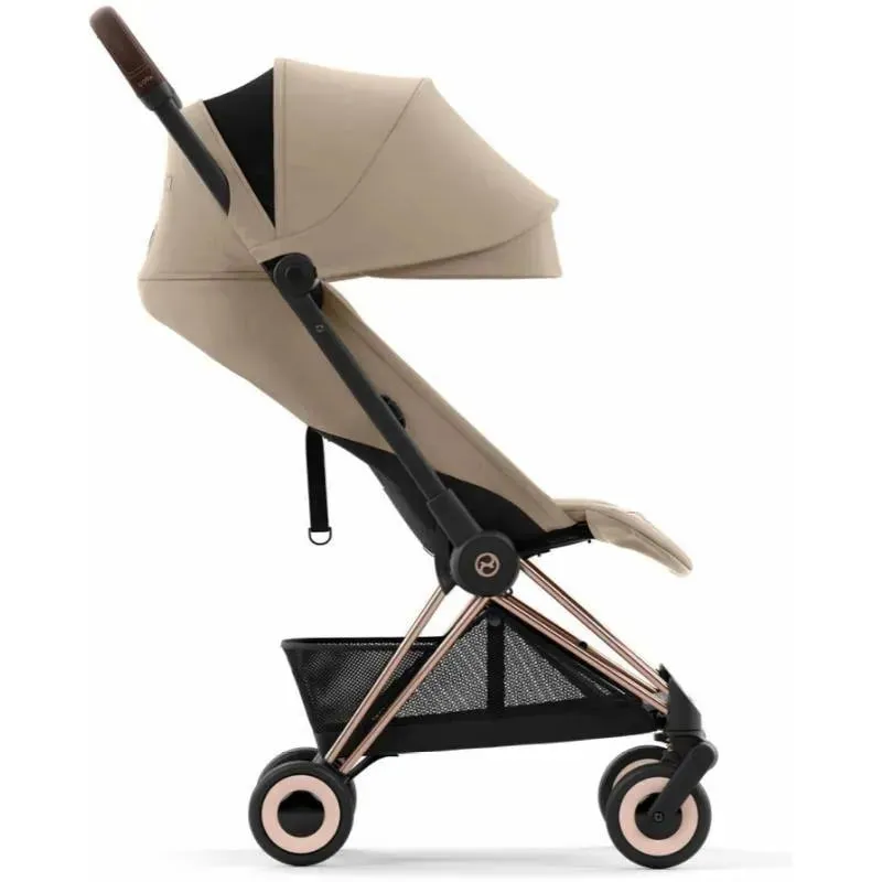 Cybex - Coya Compact Stroller, Rose Gold/Cozy Beige - Image 3