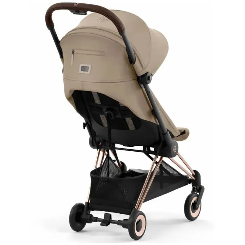 Cybex - Coya Compact Stroller, Rose Gold/Cozy Beige - Image 5