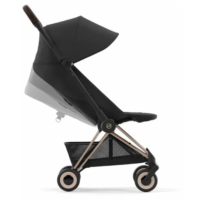 Cybex - Coya Compact Stroller, Rose Gold/Sepia Black - Image 4