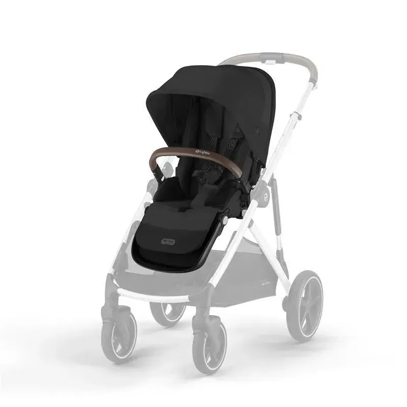 Cybex - Gazelle S 2 Second Seat, Moon Black With Silver Frame - Image 3