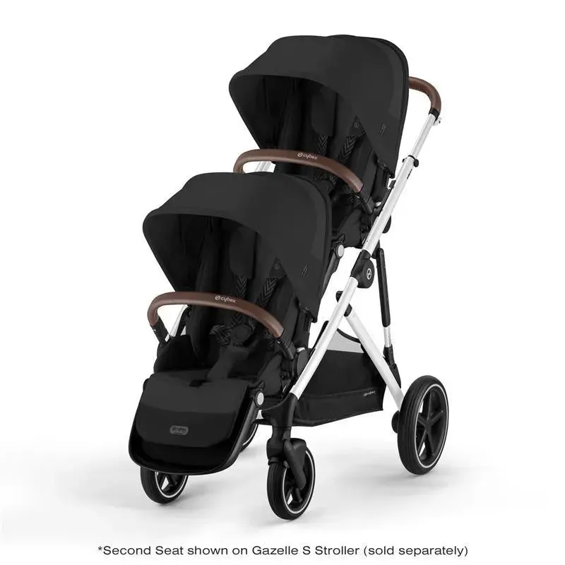 Cybex - Gazelle S 2 Second Seat, Moon Black With Silver Frame - Image 4
