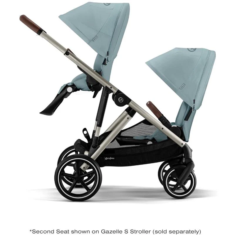 Cybex - Gazelle S Second Seat, Sky Blue With Taupe Frame - Image 3