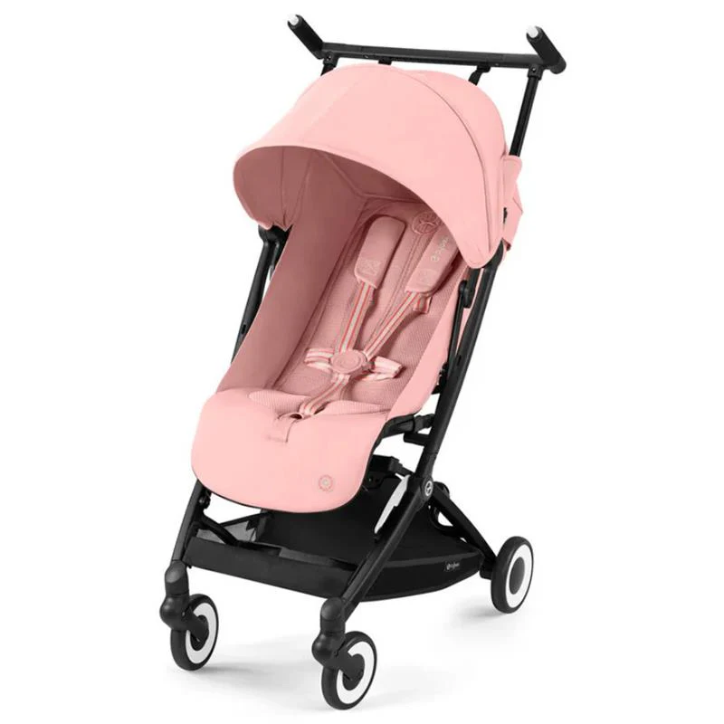 Cybex - Libelle 2 Stroller, Black Frame with Candy Pink Seat
