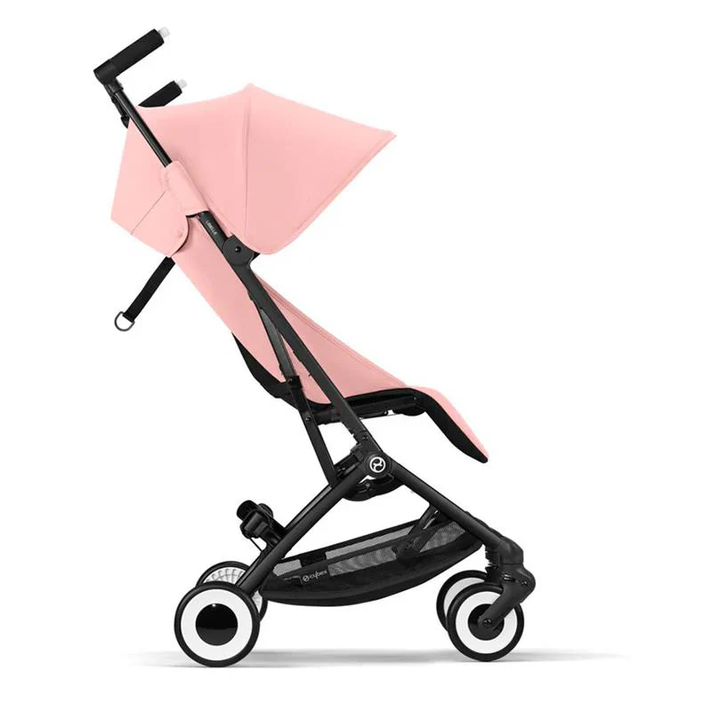 Cybex - Libelle 2 Stroller, Black Frame with Candy Pink Seat - Image 3