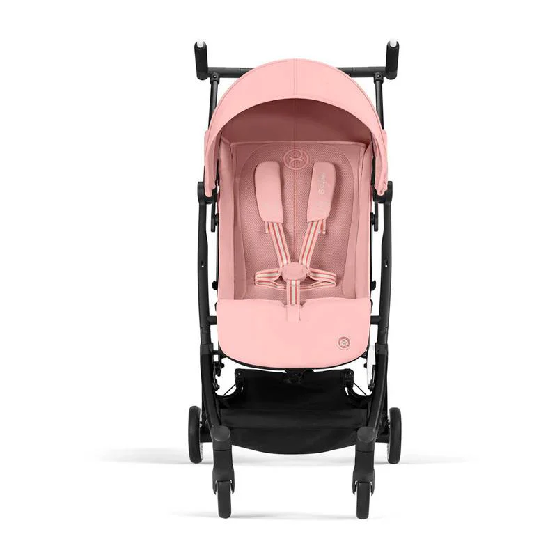 Cybex - Libelle 2 Stroller, Black Frame with Candy Pink Seat - Image 4