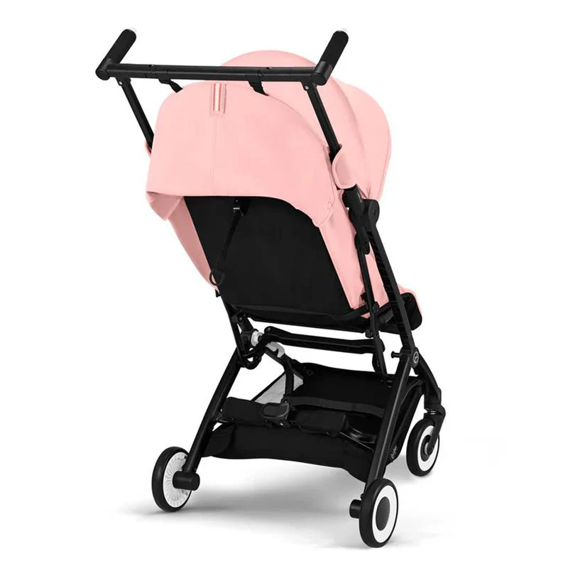 Cybex - Libelle 2 Stroller, Black Frame with Candy Pink Seat - Image 7