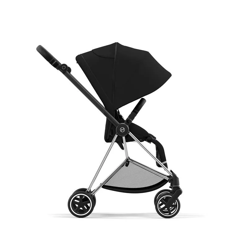 Cybex - Mios 3 Stroller Chrome/Black Frame + Sepia Black Seat Pack - Image 4