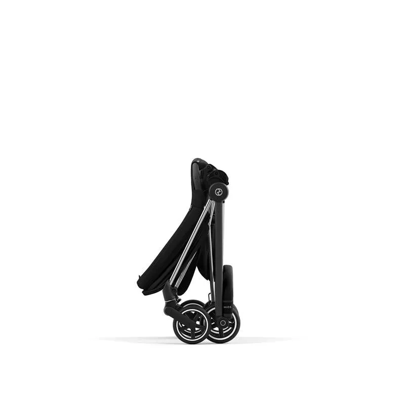 Cybex - Mios 3 Stroller Chrome/Black Frame + Sepia Black Seat Pack - Image 6