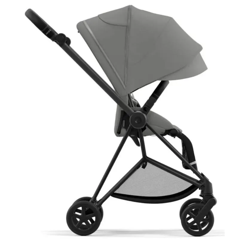 Cybex - Mios 3, Matt Black/Black Frame + Mirage Grey Seat Pack - Image 2