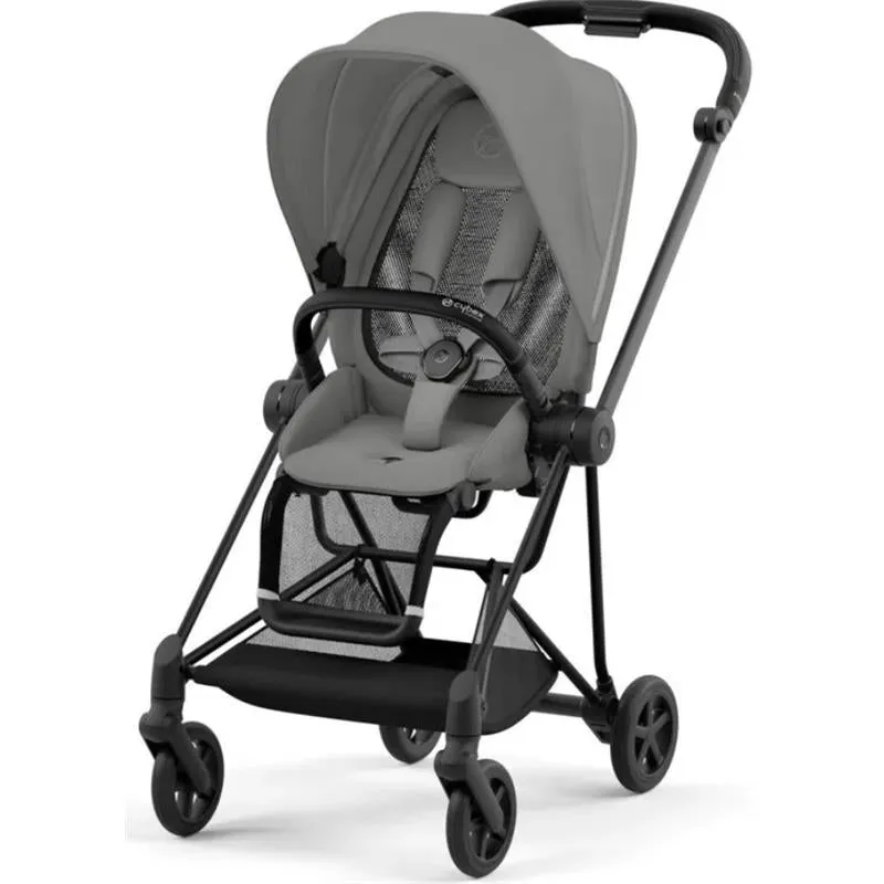 Cybex - Mios 3, Matt Black/Black Frame + Mirage Grey Seat Pack - Image 5