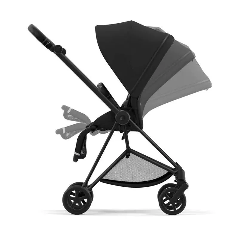 Cybex - Mios 3, Matte Black/Black Frame + Sepia Black Seat Pack - Image 3