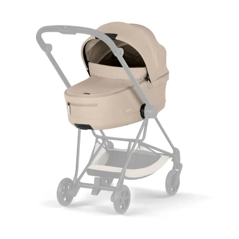 Cybex Mios/Coya Fold Lux Carry Cot, Cozy Beige - Image 3