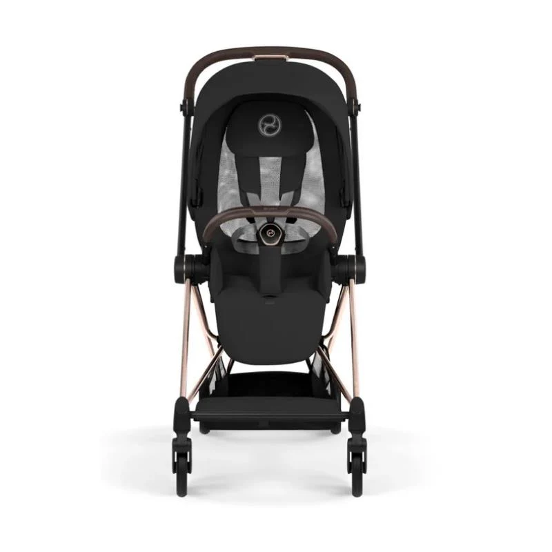 Cybex Mios Stroller, Rose Gold Frame/Sepia Black Lux Seat - Image 2