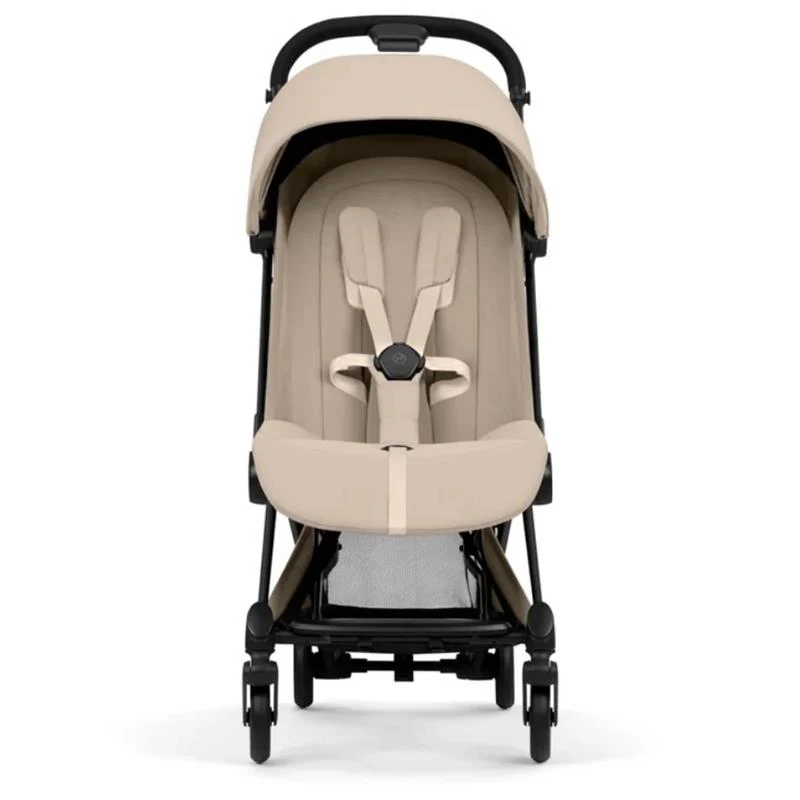 Cybex Platinum Coya Stroller Style Collection, Matte Black Frame/Cozy Beige Lux Seat - Image 4