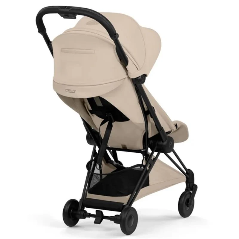 Cybex Platinum Coya Stroller Style Collection, Matte Black Frame/Cozy Beige Lux Seat - Image 5