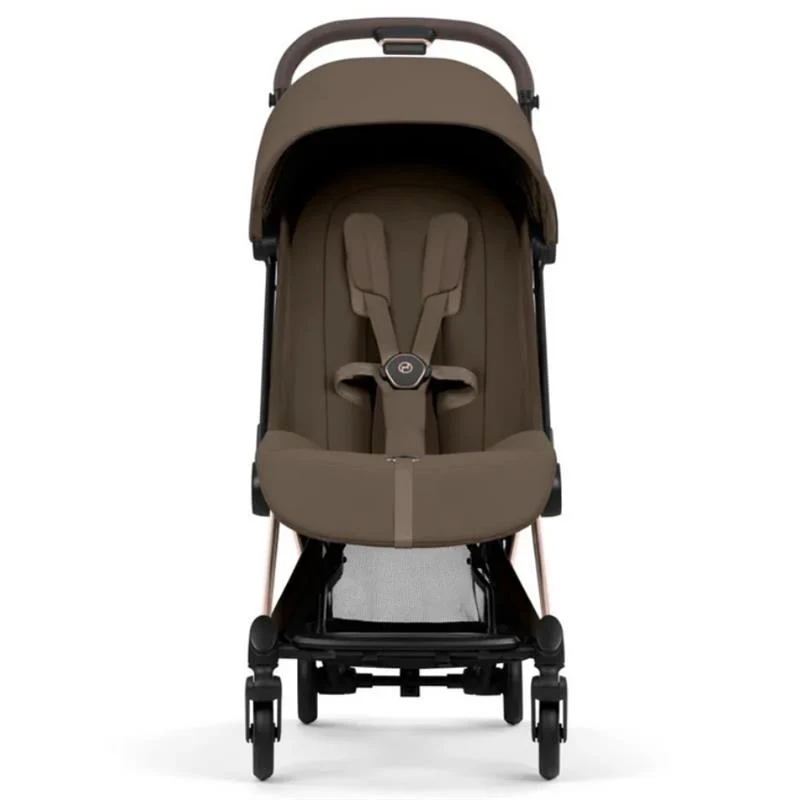 Cybex Platinum Coya Stroller Style Collection, Rose Gold Frame/Coconut Brown Lux Seat - Image 4