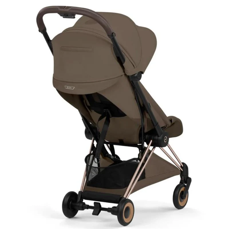 Cybex Platinum Coya Stroller Style Collection, Rose Gold Frame/Coconut Brown Lux Seat - Image 5