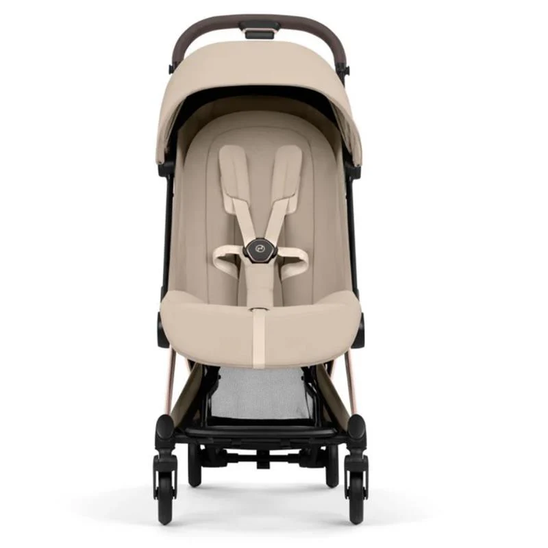 Cybex Platinum Coya Stroller Style Collection, Rose Gold Frame/Cozy Beige Lux Seat - Image 4