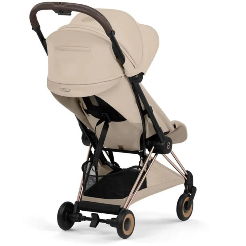 Cybex Platinum Coya Stroller Style Collection, Rose Gold Frame/Cozy Beige Lux Seat - Image 5